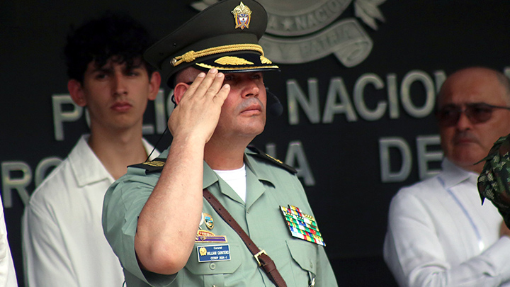 Actualmente el coronel Quintero se desempeñaba como subcomandante de la Policía de Bogotá.