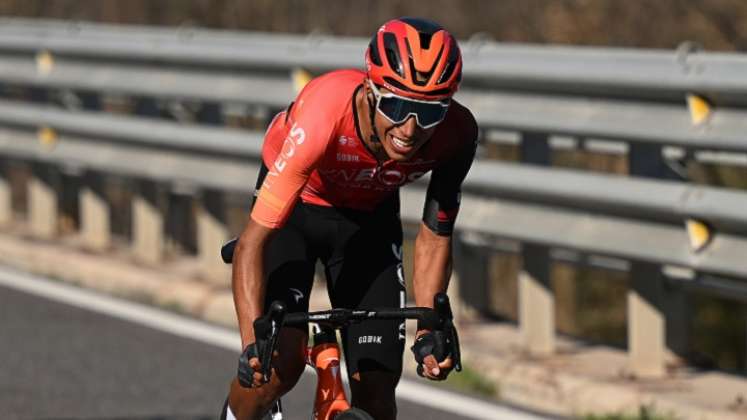 Buen repunte del ciclista colombiano Egan Bernal en la Vuelta a Cataluña.