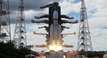 La India-espacio. Foto: AFP