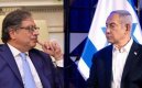Gustavo Petro y Benjamín Netanyahu